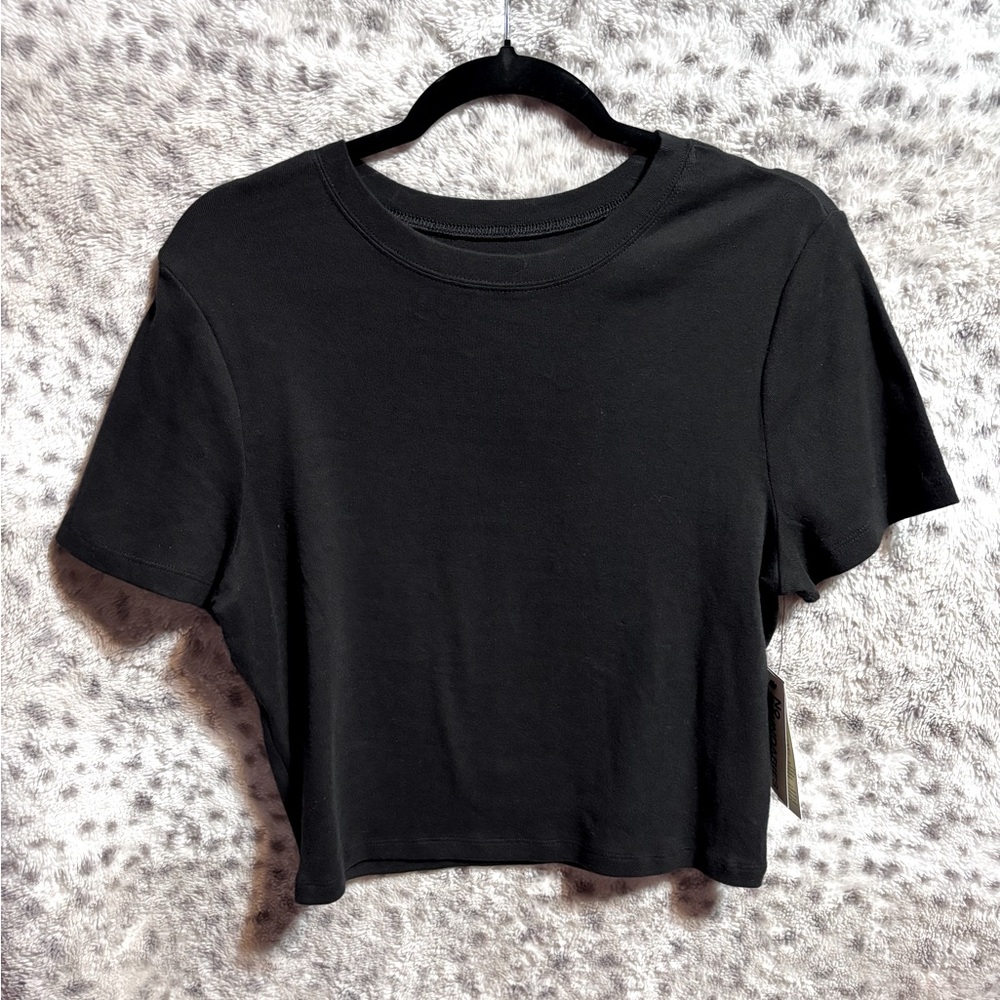 WOMENS NO BOUNDARIES COTTON TEE
